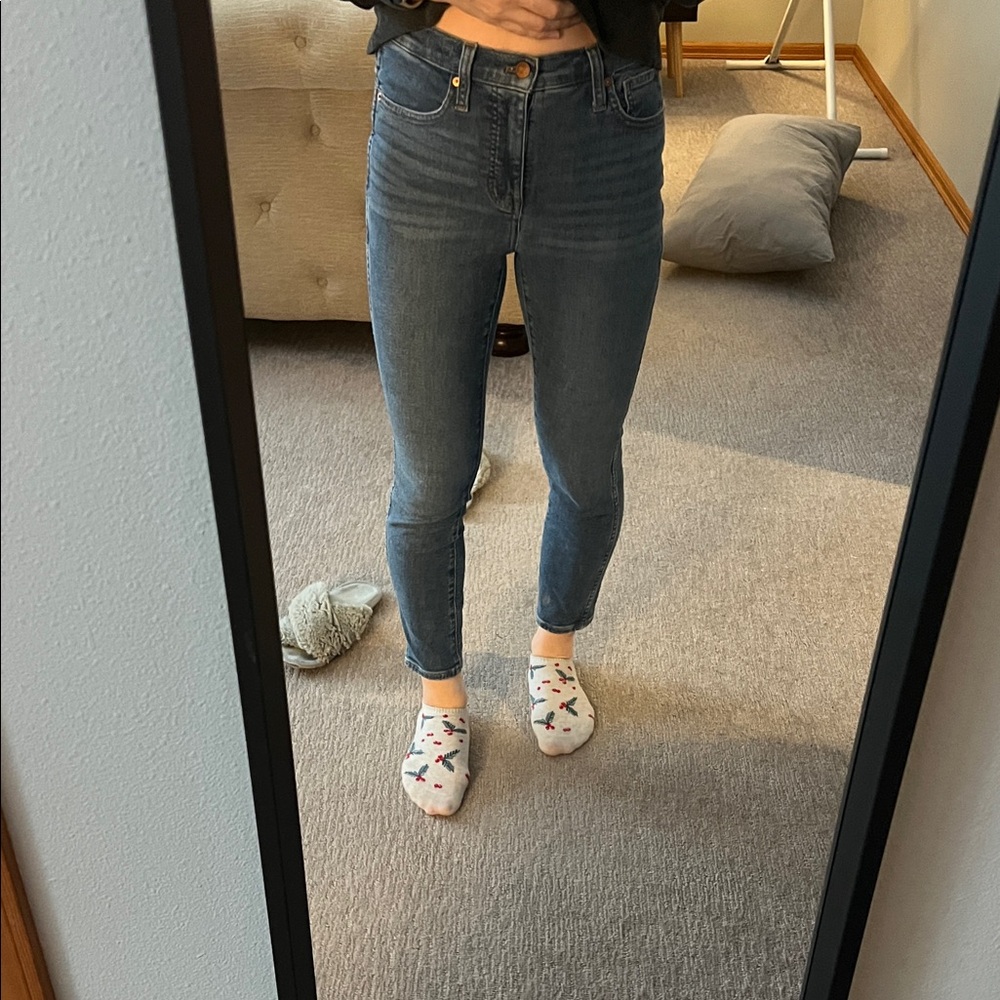 Madewell Dark Blue Skinny Jeans
